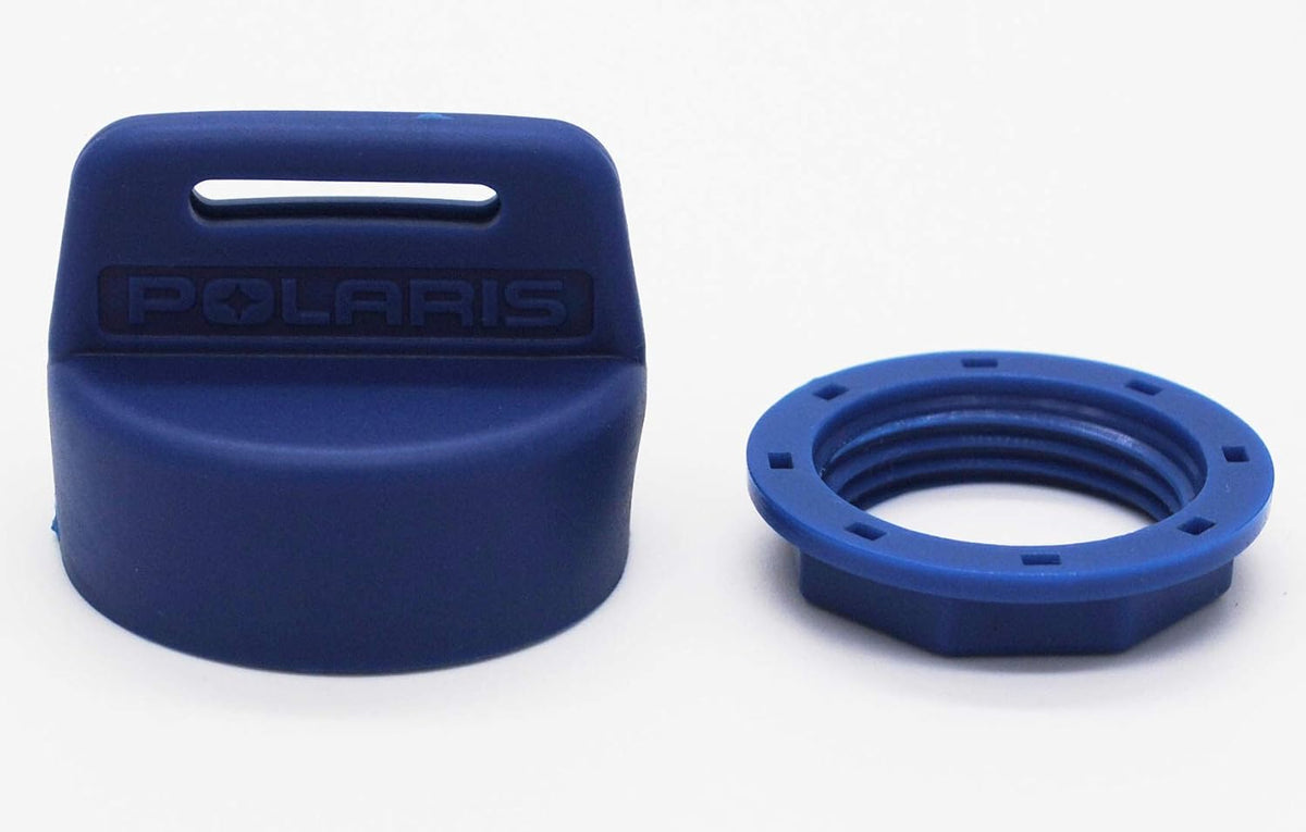 Ignition Key Switch Cover and Nut for Polaris ATV and UTV – Color Coded Silicone, 6 Colors – Blue