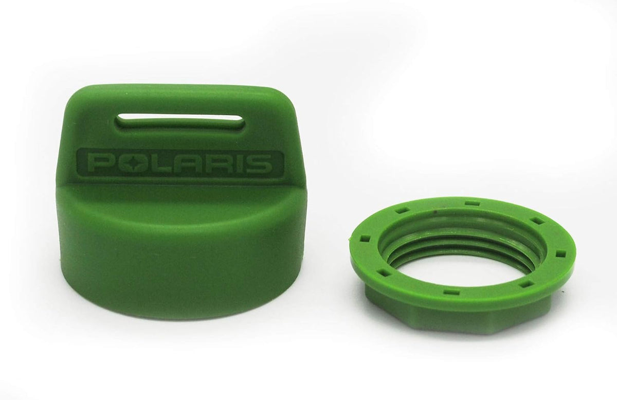 Ignition Key Switch Cover and Nut for Polaris ATV and UTV – Color Coded Silicone, 6 Colors – Green