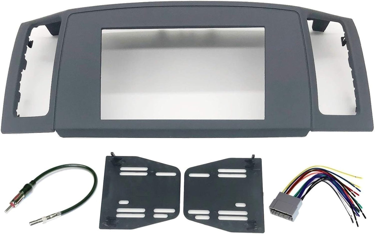 Double DIN Navigation Dash Kit for Jeep Grand Cherokee 2005-2007 – Grey