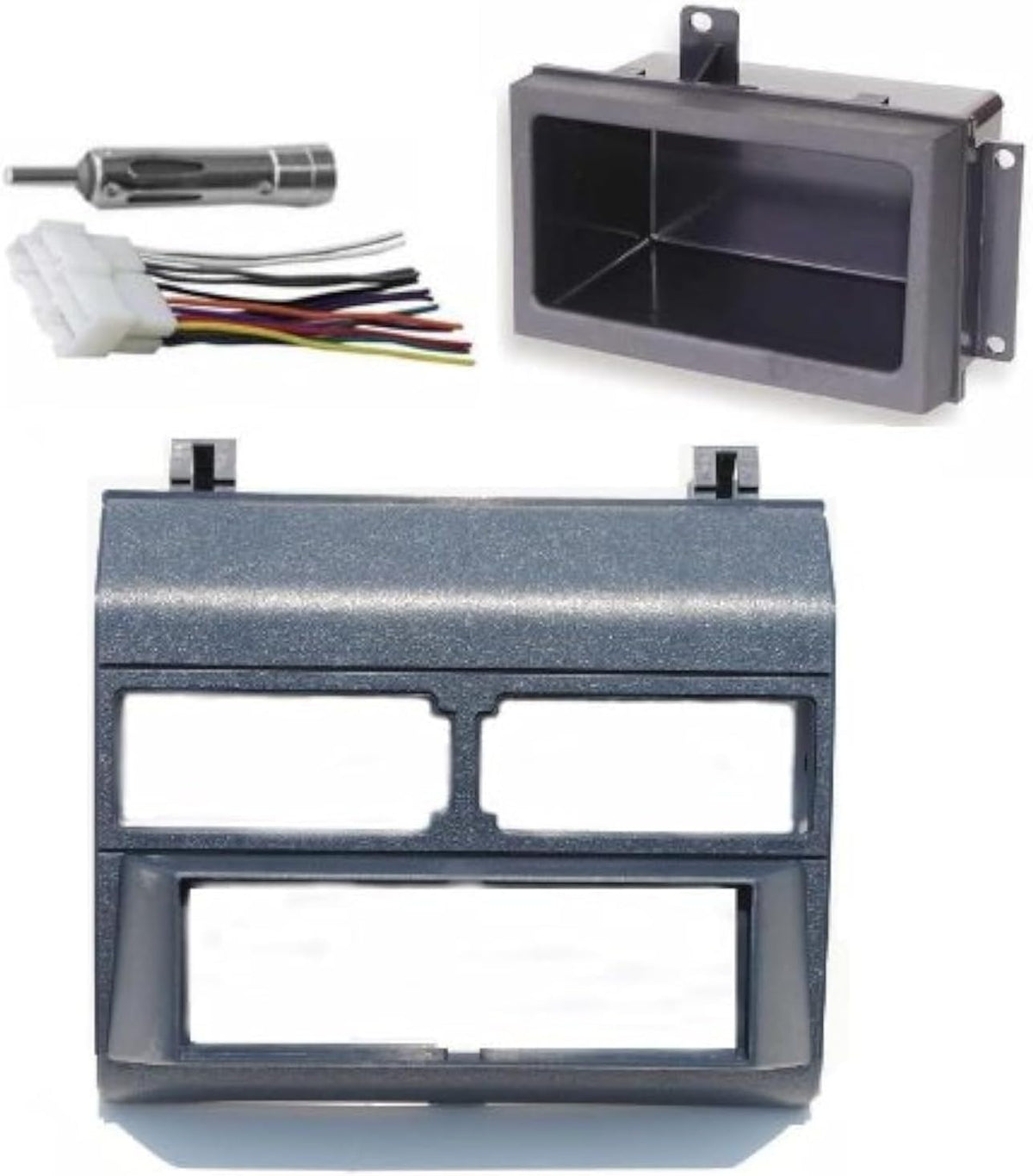 Single DIN Dash Kit for Chevrolet and GMC 1988-1996 – Blue
