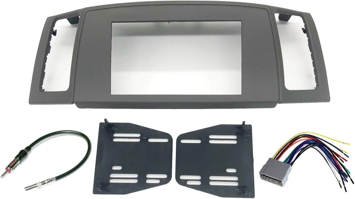Double DIN Navigation Dash Kit for Jeep Grand Cherokee 2005-2007 – Khaki