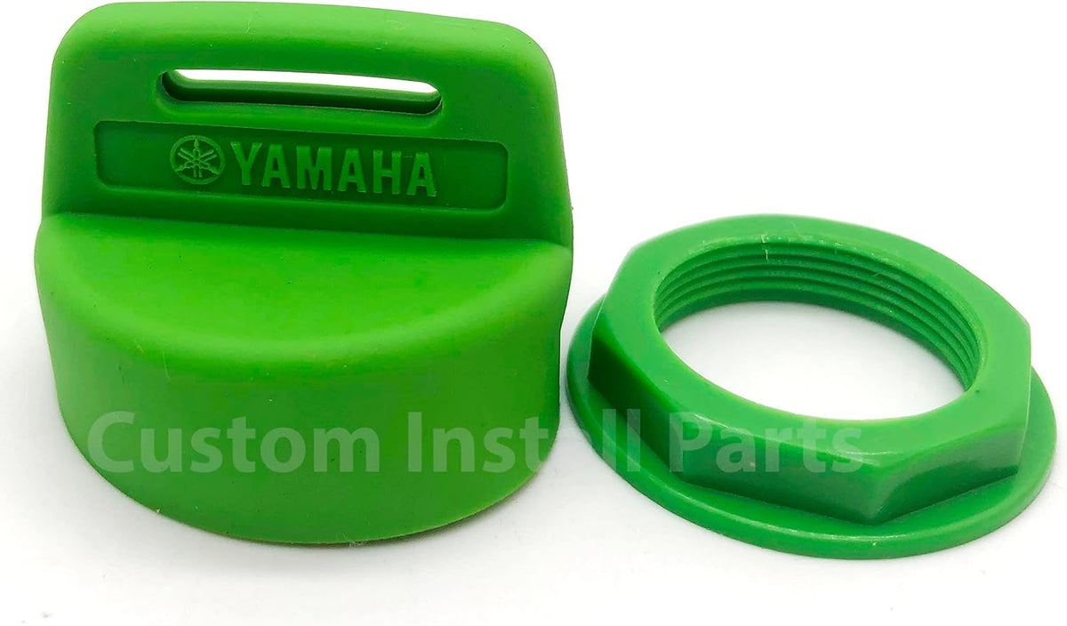 Ignition Key Switch Cover Cap for Yamaha Rhino, Wolverine and Viking – Silicone, 6 Colors – Green