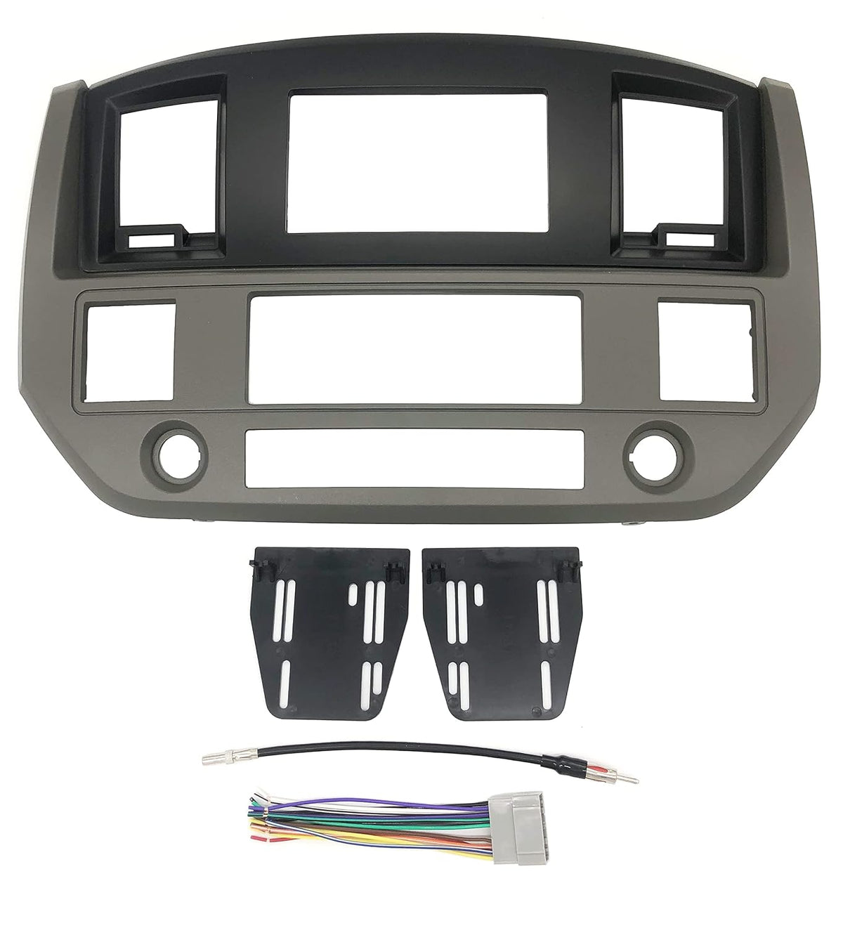 Double DIN Dash Kit for Dodge Ram 2006-2009 – Khaki