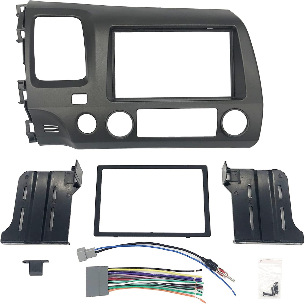 Double DIN Dash Kit for Honda Civic 2006-2011 – Earth Taupe