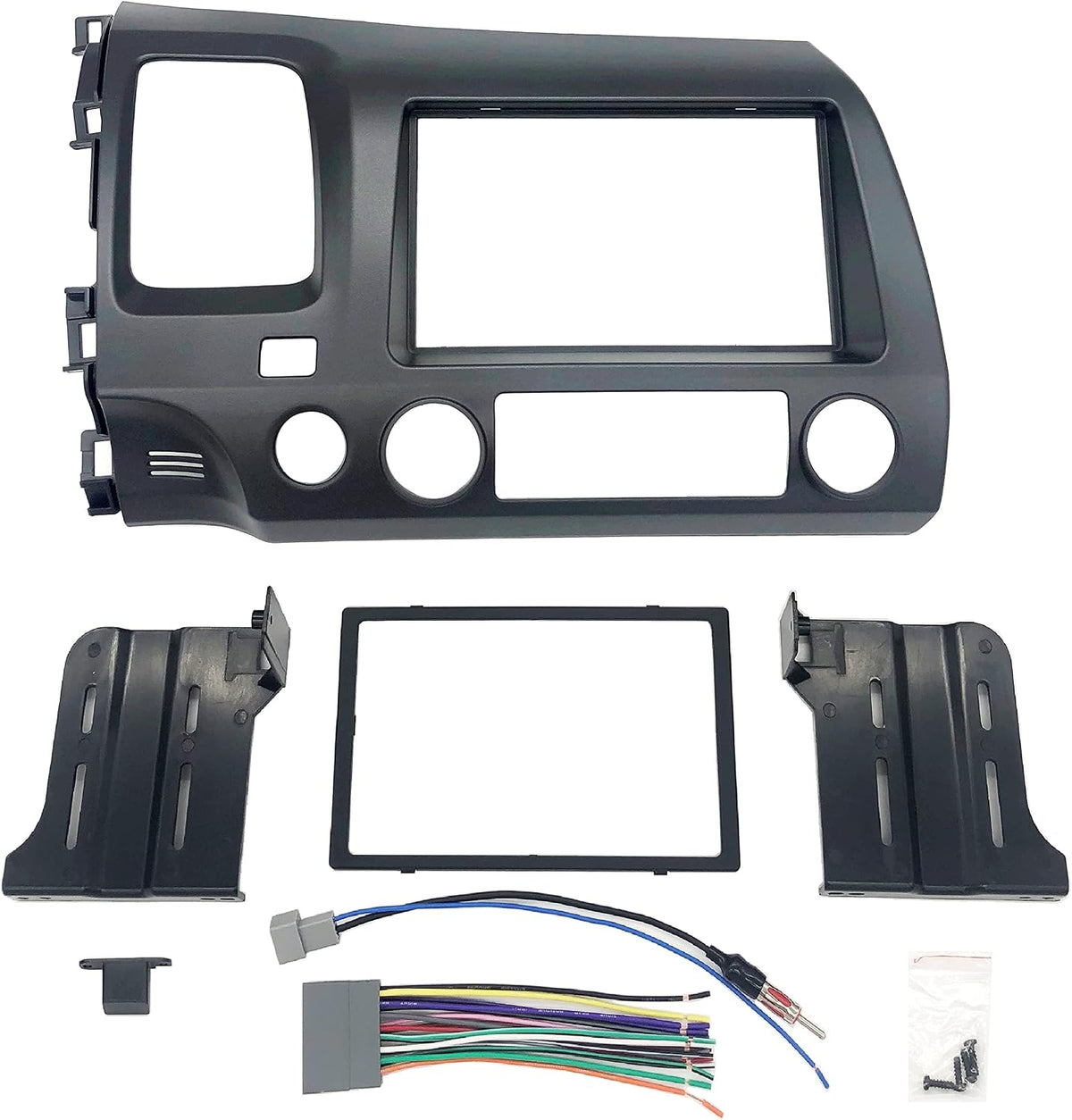 Double DIN Dash Kit for Honda Civic 2006-2011 – Grey
