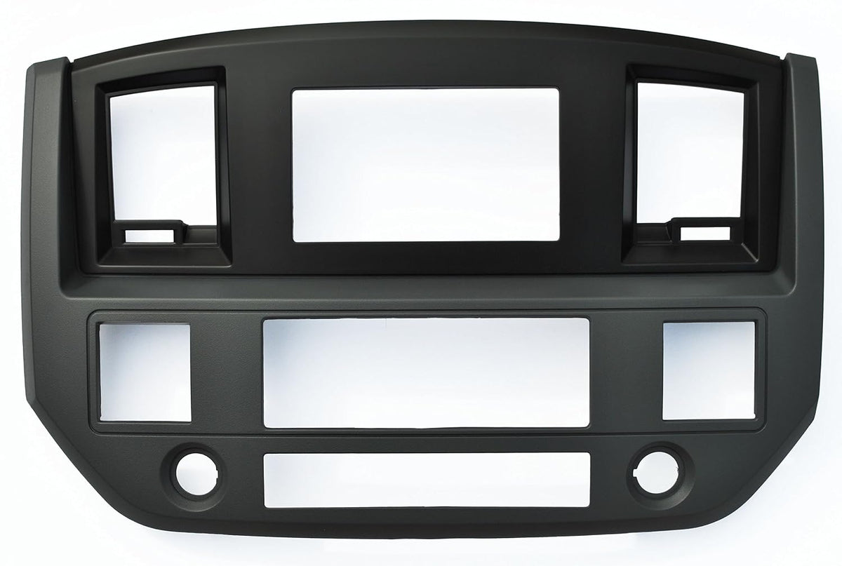 Double DIN Dash Kit for Dodge Ram 2006-2009 – Slate Grey and Black