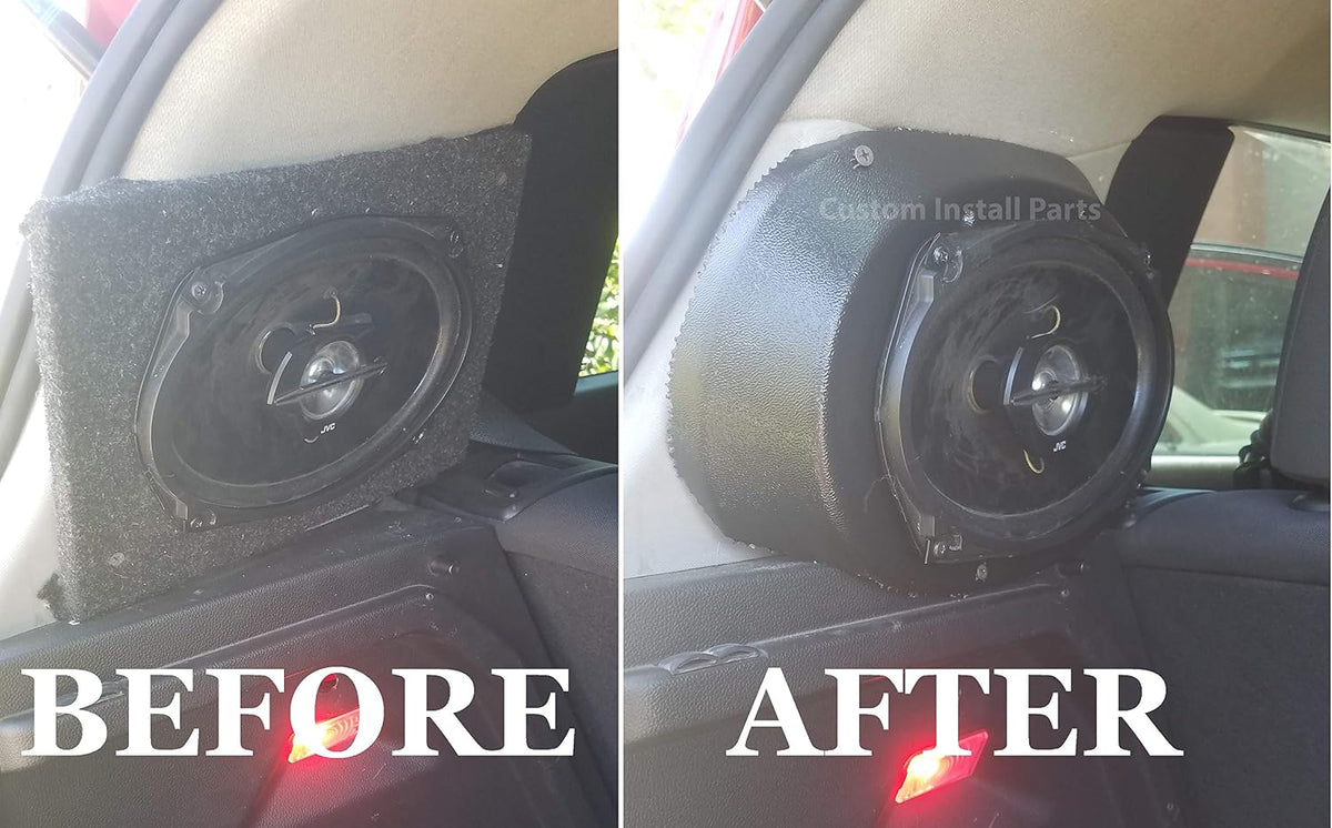 Angled Speaker Enclosure Pods for 6x9 Inch Speakers