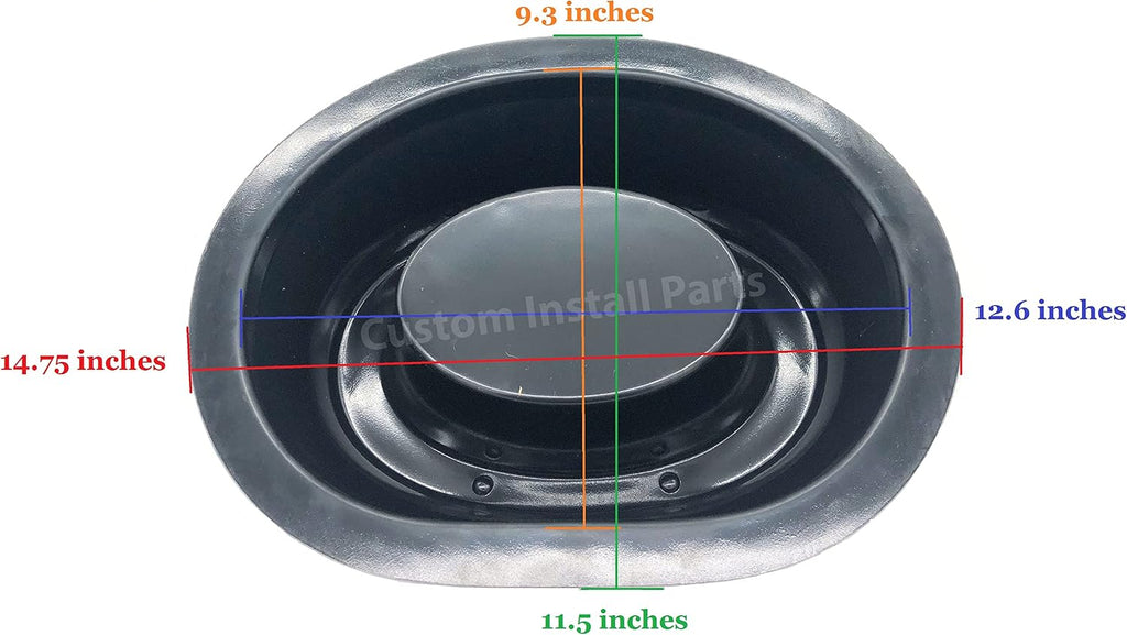 Angled Speaker Pod Enclosures for 6x9 Inch Speakers