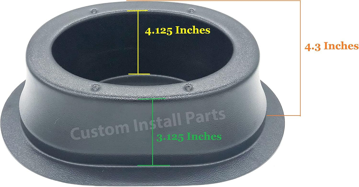 Angled Speaker Pod Enclosures for 6x9 Inch Speakers