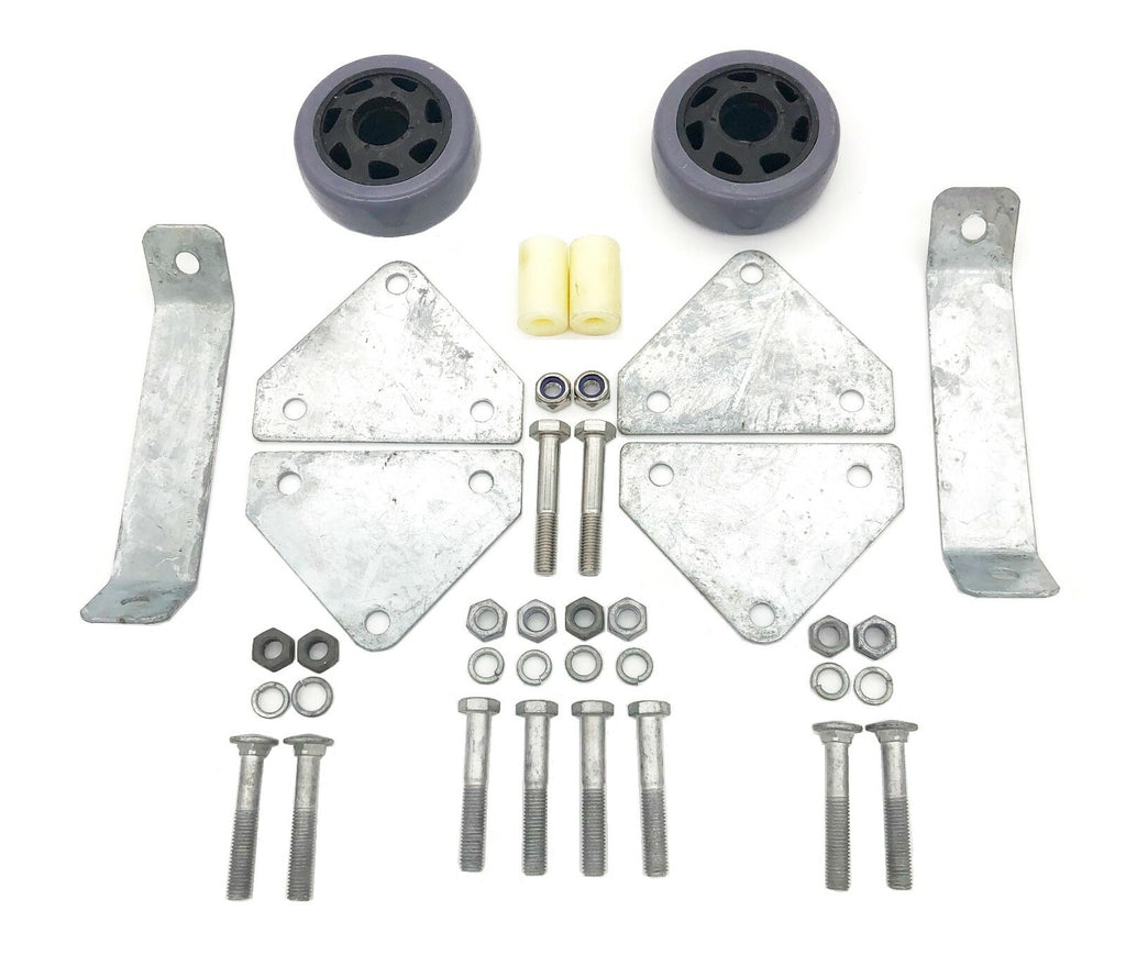 Small extra roller kit for watercraft ramp