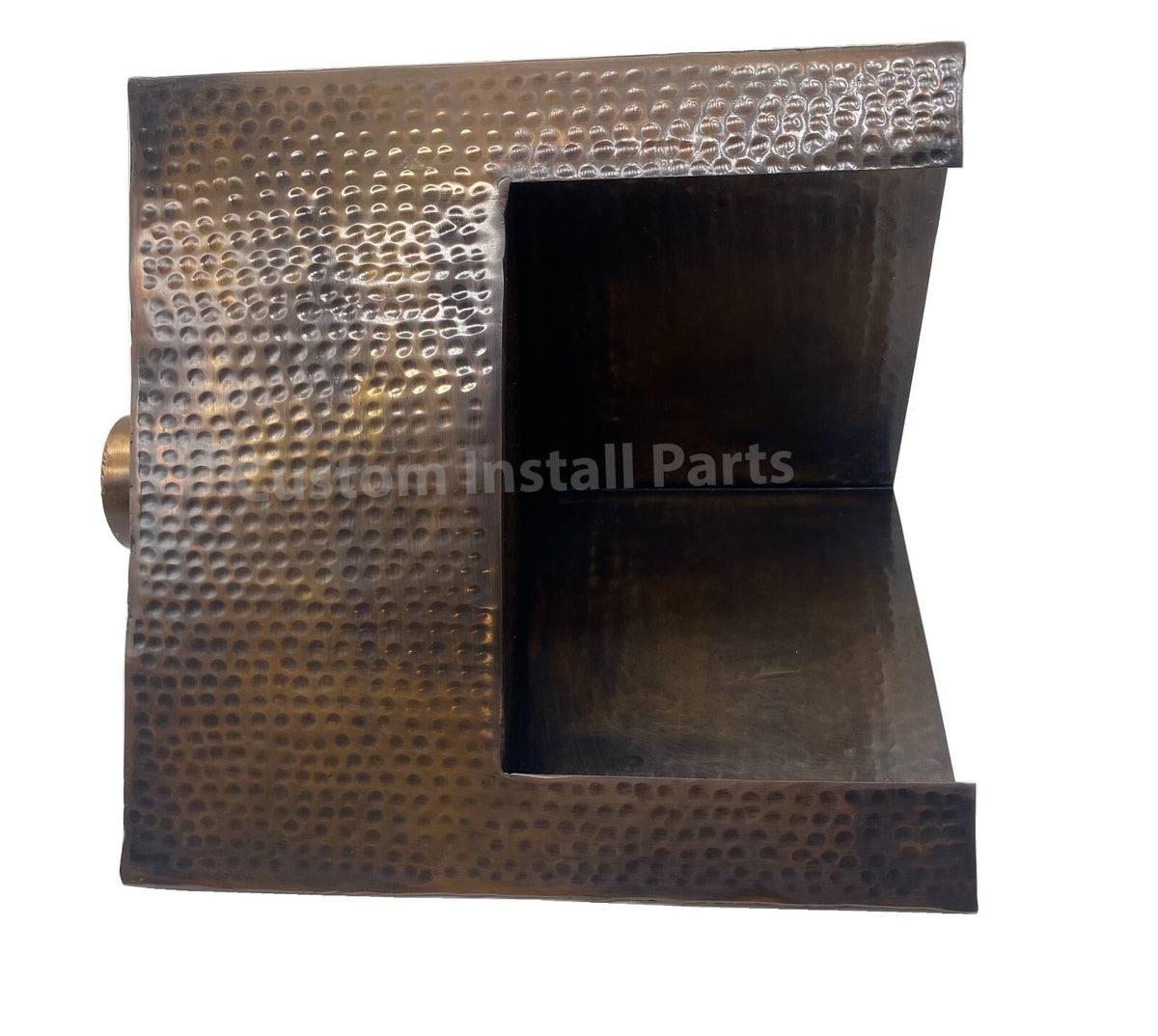 Copper wedge scupper side profile