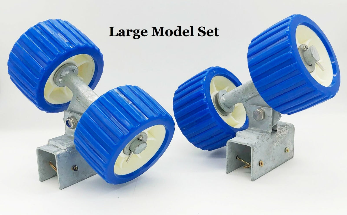 Large extra roller kit for watercraft ramp