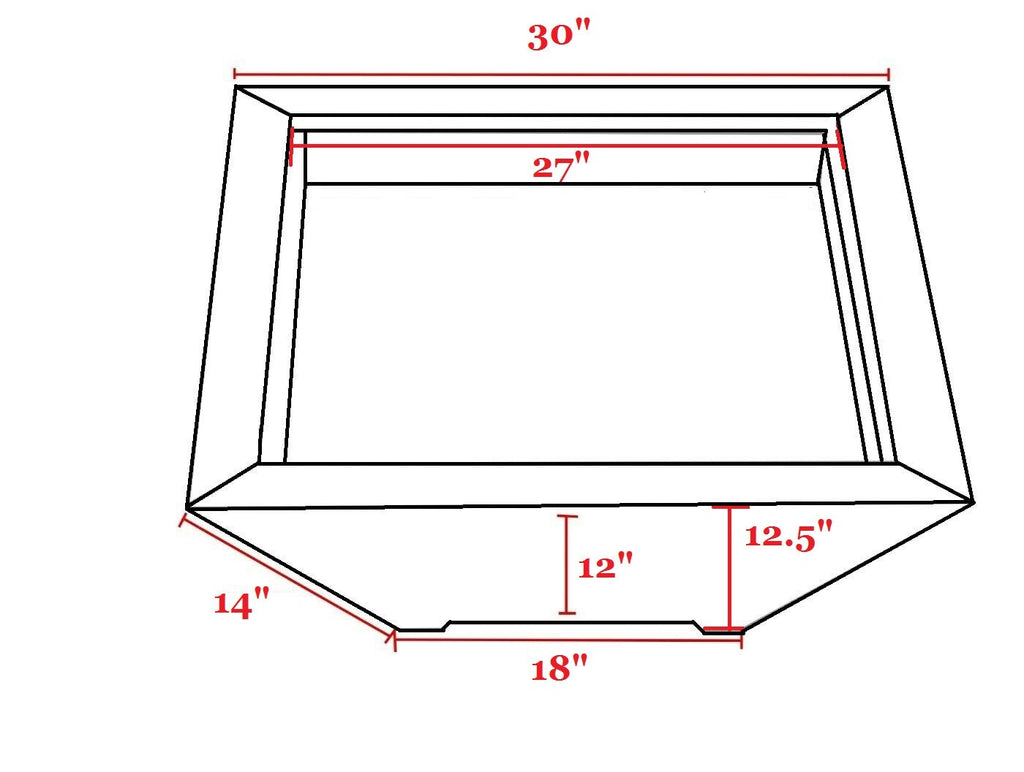 Copper Clad Gas Fire Pit Bowl – 18, 24 or 30 Inch, 316 Stainless Steel, Propane or Natural Gas