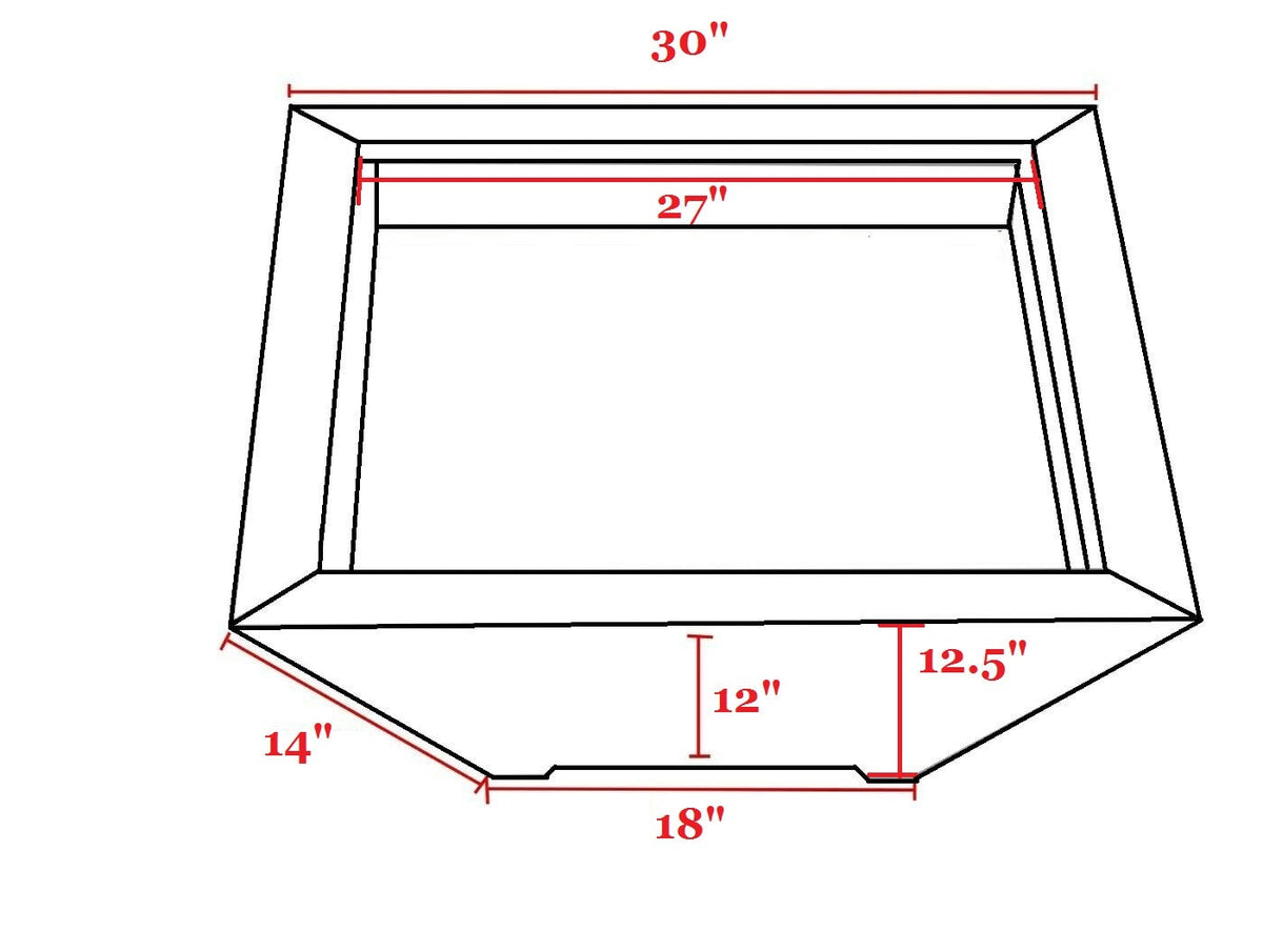 Copper Clad Gas Fire Pit Bowl – 18, 24 or 30 Inch, 316 Stainless Steel, Propane or Natural Gas