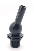 Deck jet single stream swivel nozzle