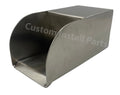 4 inch curved edge stainless steel pool water scupper