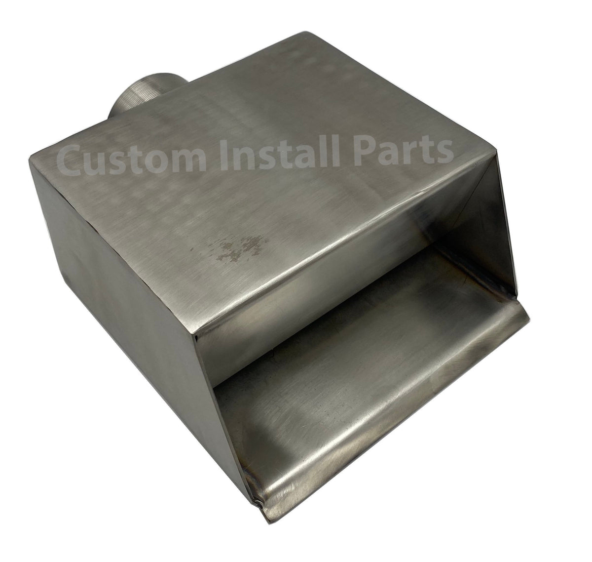 6 inch straight edge stainless steel pool water scupper