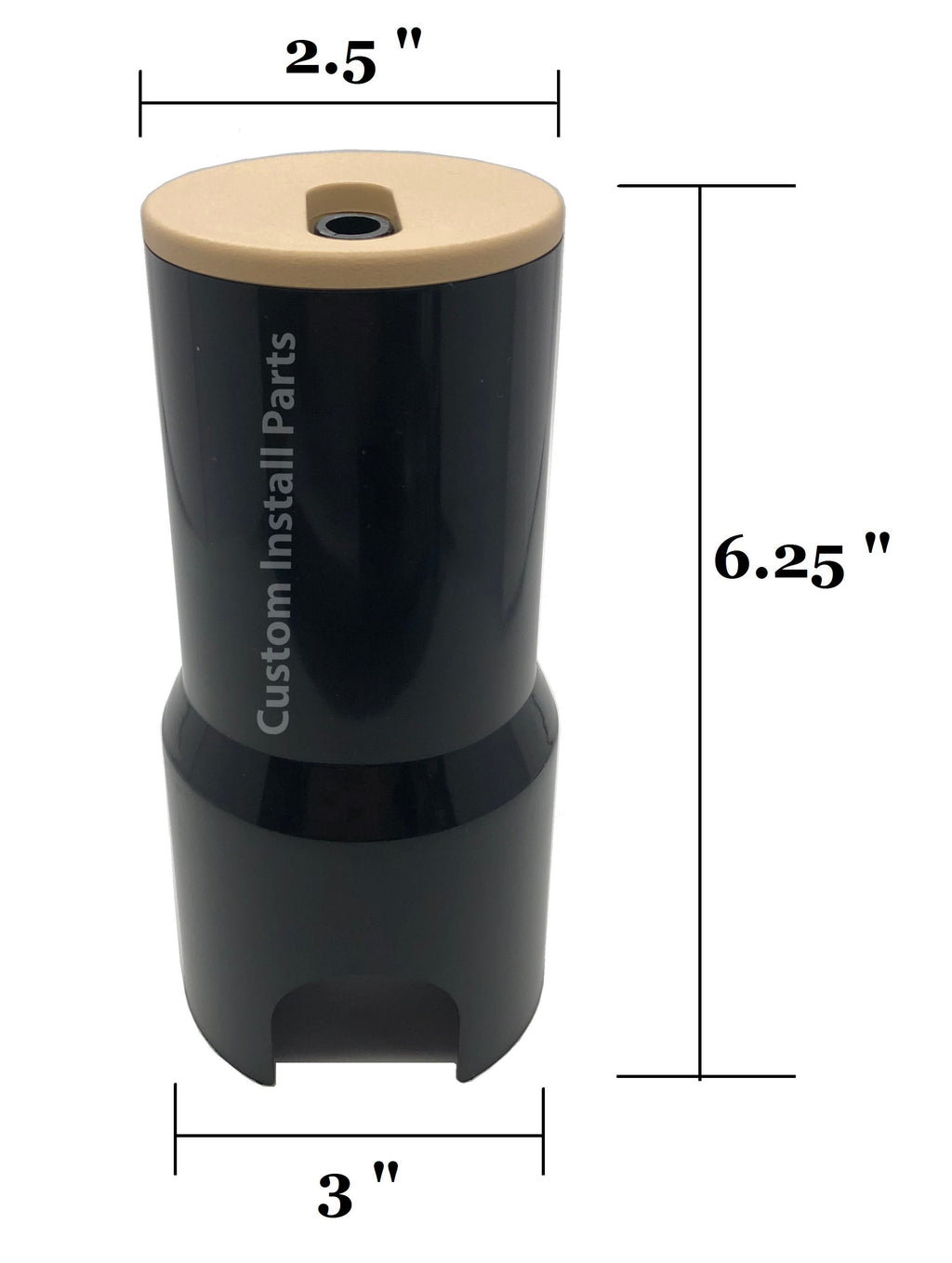 Pool deck jet fountain with tan cap