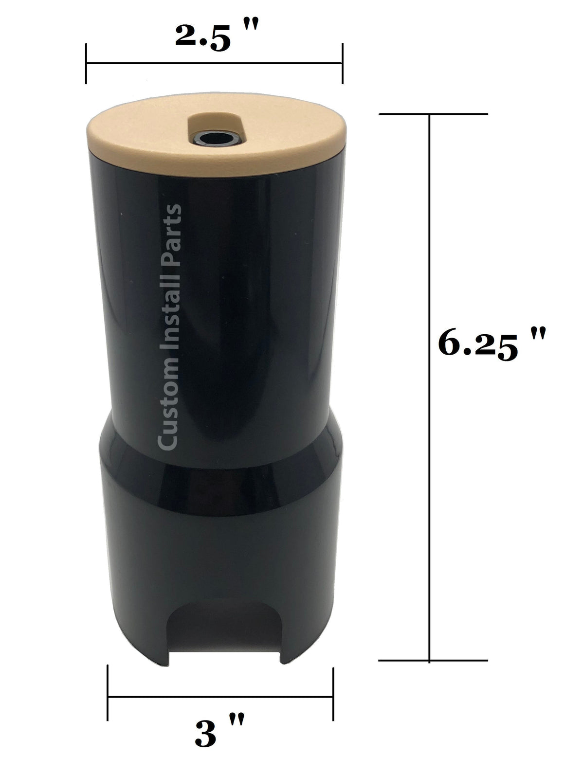 Pool deck jet fountain with tan cap