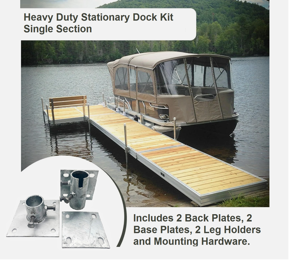 Stationary Dock Kit - Single Section