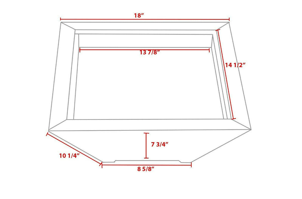 Stainless Steel Gas Fire Pit Bowl – 18 or 24 Inch, Stainless or Rustic Black, Propane or Natural Gas