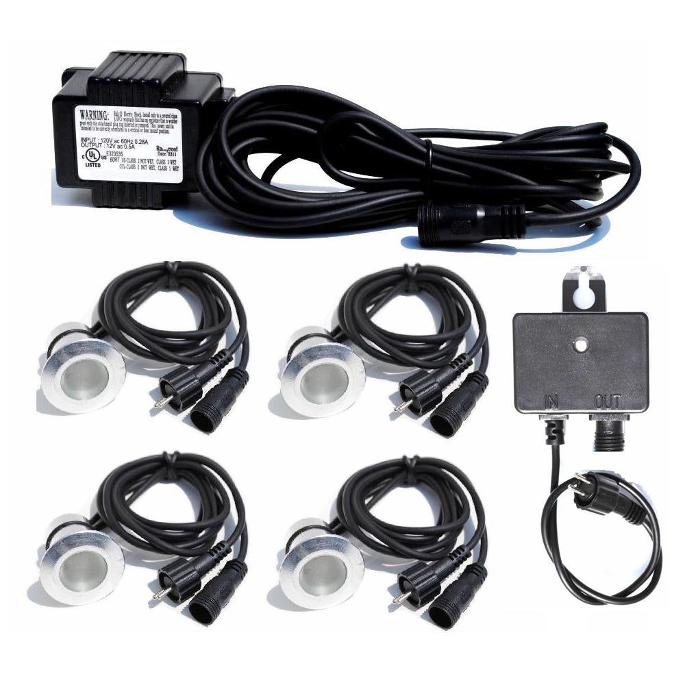 Outdoor Landscape White LED Light Kits