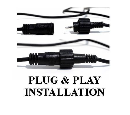 9.5 Foot Plug and Play Extension Wire for LED Deck Lights and Sheer Descents – 2-Pin or 4-Pin