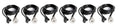Stainless Steel LED Deck Lights – Flat, White, Recessed In-Ground, 6 or 10 Pack with Optional Transformer